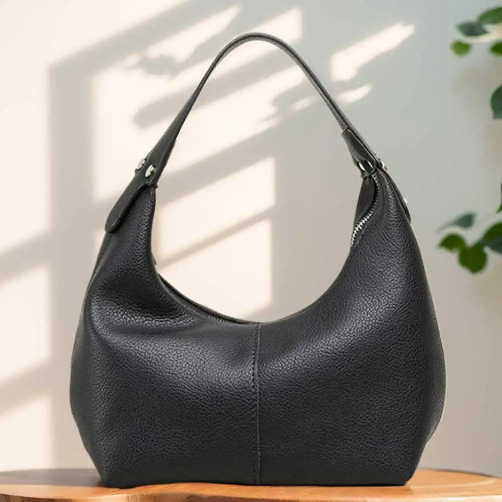 Luxury Handbags for Women Fashion Small Causal Tote Handbag Female Retro Vegan PU Leather Hobo Clutch Purses Shoulder Bag