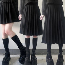 Load image into Gallery viewer, Pleated Skirts Women S-5XL Vintage Young basic Leisure Korean All-match Spring High Waist