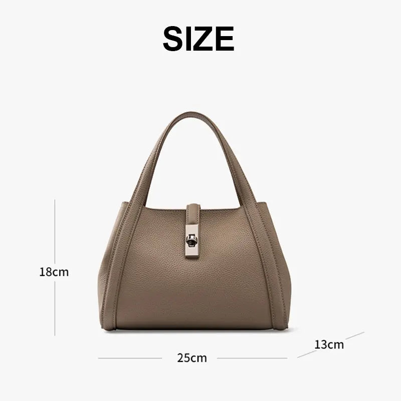 Women's Bag New Genuine Leather Luxury Handbags Fashion Brand Designer Cowhide Women Crossbody Shoulder Bags