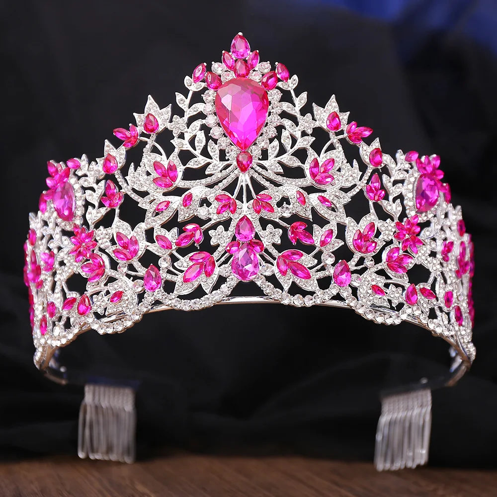 Design Miss Universe “Power of Unity” Crowns Replica Rhinestone Diadem Encrusted Queen Princess Tiaras Pageant Hair Accessories - EUFASHIONBAGS