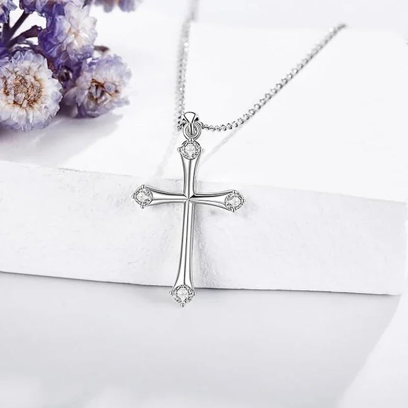 Devout Cross Necklace for Women Minimalist Neck Accessories Daily Wear Party Fashion Versatile Necklace Halloween Jewelry