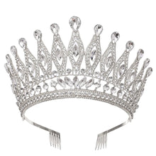 Cargar imagen en el visor de la galería, Miss Universe Paraguay Angola Crown With Comb Bridal Tiara Pageant Diadem Bride Headdress Wedding Dress Hair Jewelry Accessories