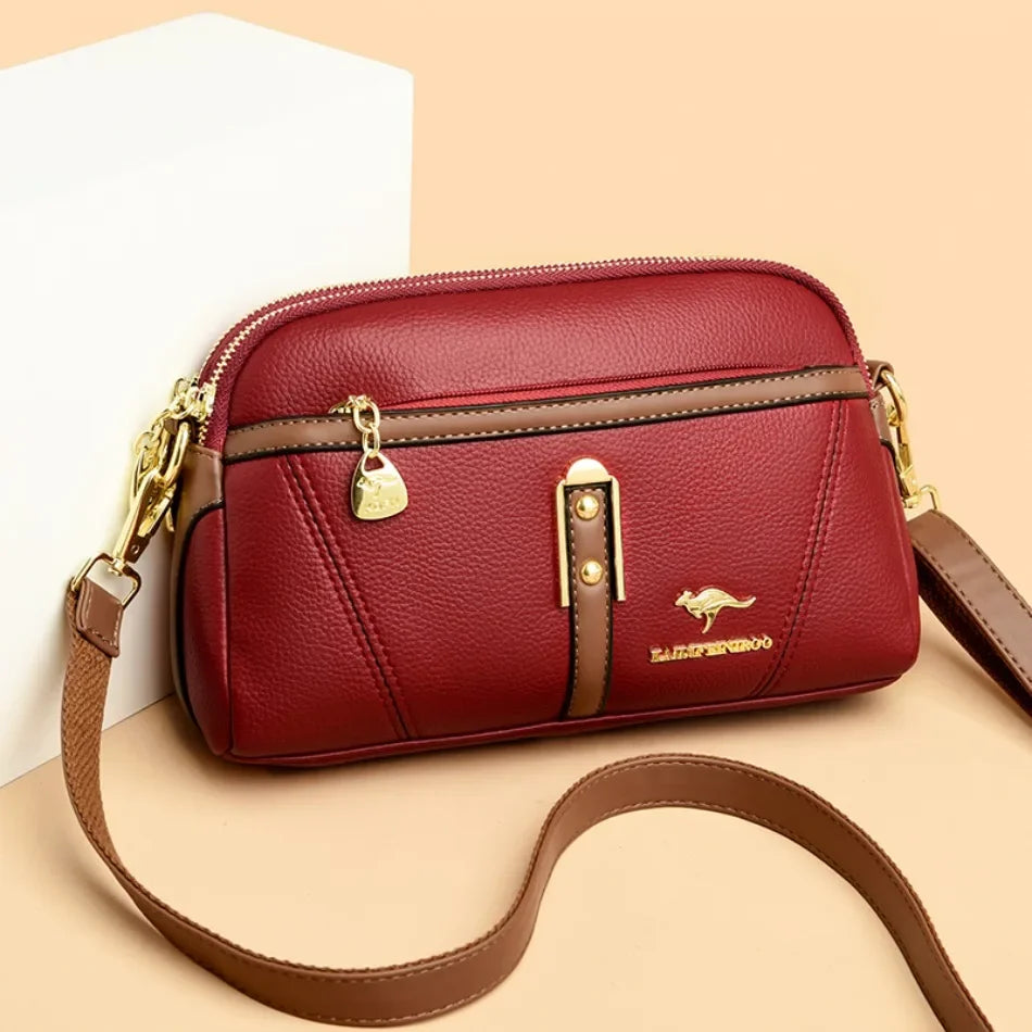 Fashion Shoulder Messenger Bags Luxury Soft Leather Crossbody Sac High Quality Small Handbags and Purses - EUFASHIONBAGS