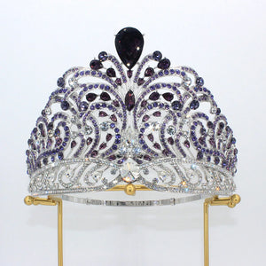 Luxury Crystal Queen Tiaras and Crowns Women Girls Hair Ornaments Pageant Prom Baroque Diadem Wedding Hair Jewelry Accessories