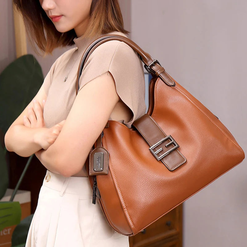 Retro Style Women Tote Bag Fashion Women's Handbag Large Capacity High Quality Female Shoulder Crossbody Bags