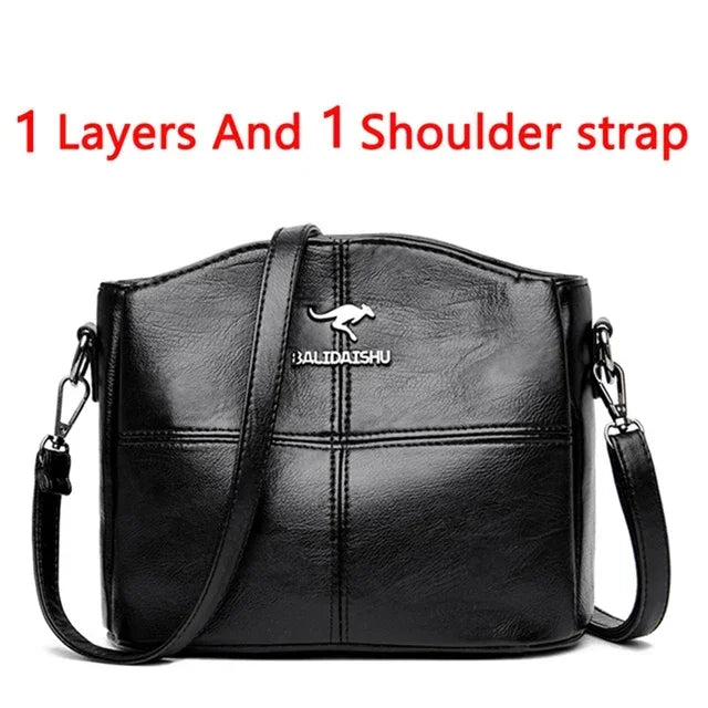 Women Embroidery Tote Bag High Quality Leather Handbags Women Shoulder Bag Small Crossbody Bags For Women Sac a Main