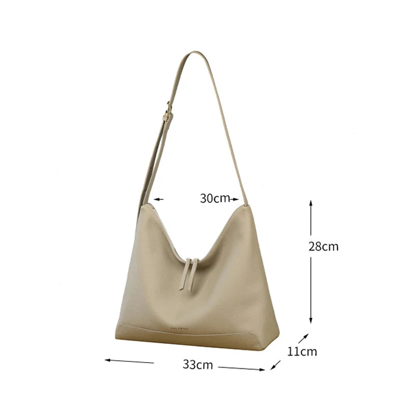 New Women's Genuine Leather Handbags Designer Bags Female bag Luxury Shoulder Leather Fashion Bags for women - EUFASHIONBAGS