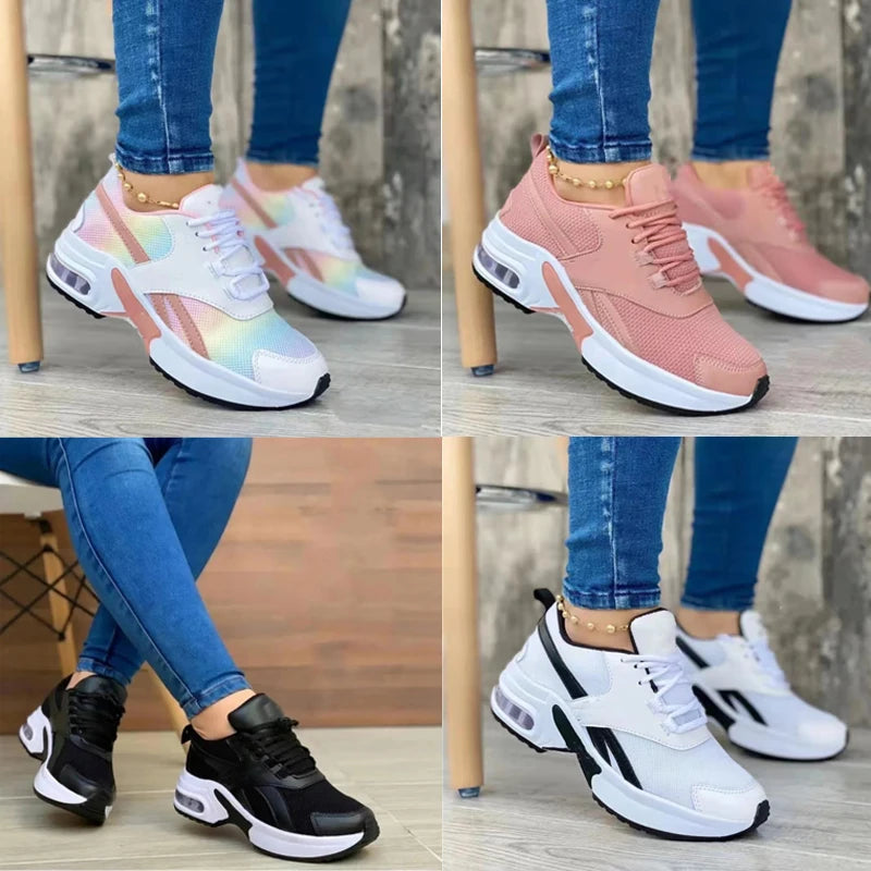 Women's sneakers Women's Outdoor running shoes Mesh Breathable women's sneakers Tennis shoes Women's casual sneakers - EUFASHIONBAGS