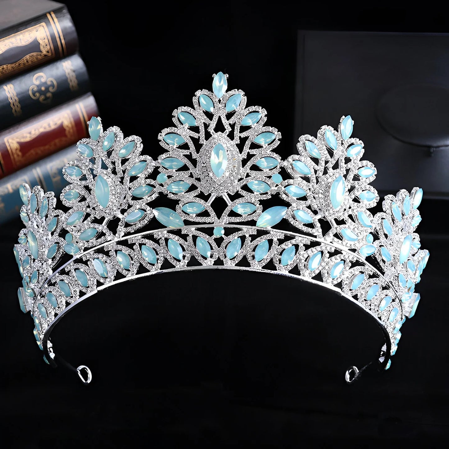 Luxury Crystal Tiara Crowns for Girl Women Pageant Prom Diadem Wedding Bride Hair Jewelry Accessories Bridal Hair Ornaments - EUFASHIONBAGS