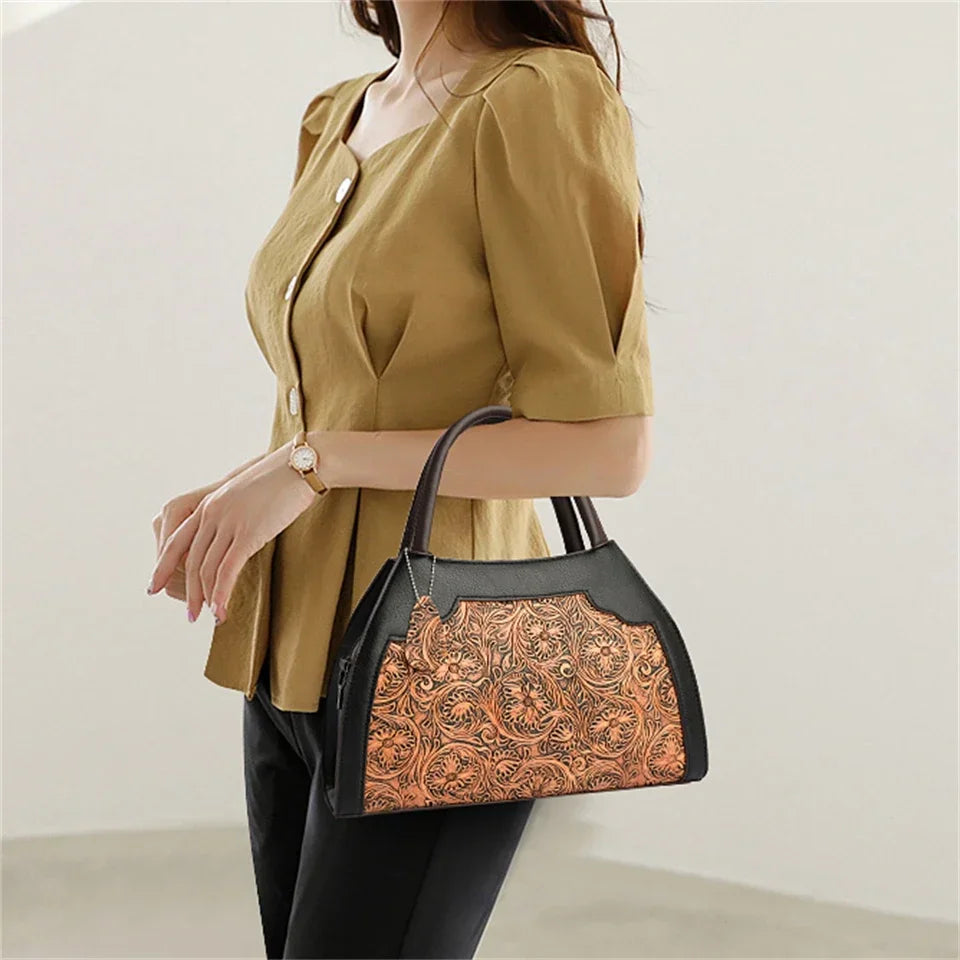 Casual Tote Luxury Leather Handbags Purse Women Bag Designer Messenger Shoulder Crossbody Bag for Female Shopper Sac A Main