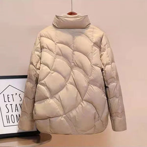 Women Jacket 2024 New Autumn Winter Parkas Female Light Thin Down Cotton Coat Femme Casual Short Warm Basic Outerwear Ladies Top