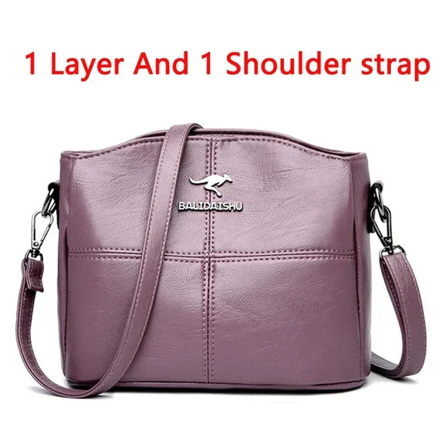 Women Embroidery Tote Bag High Quality Leather Handbags Women Shoulder Bag Small Crossbody Bags For Women Sac a Main