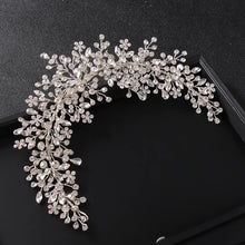 Cargar imagen en el visor de la galería, Crystal Rhinestone Bridal Wedding Headbands Tiaras Hairbands For Women Bride Bridal Wedding Hair Accessories Jewelry Band Gift