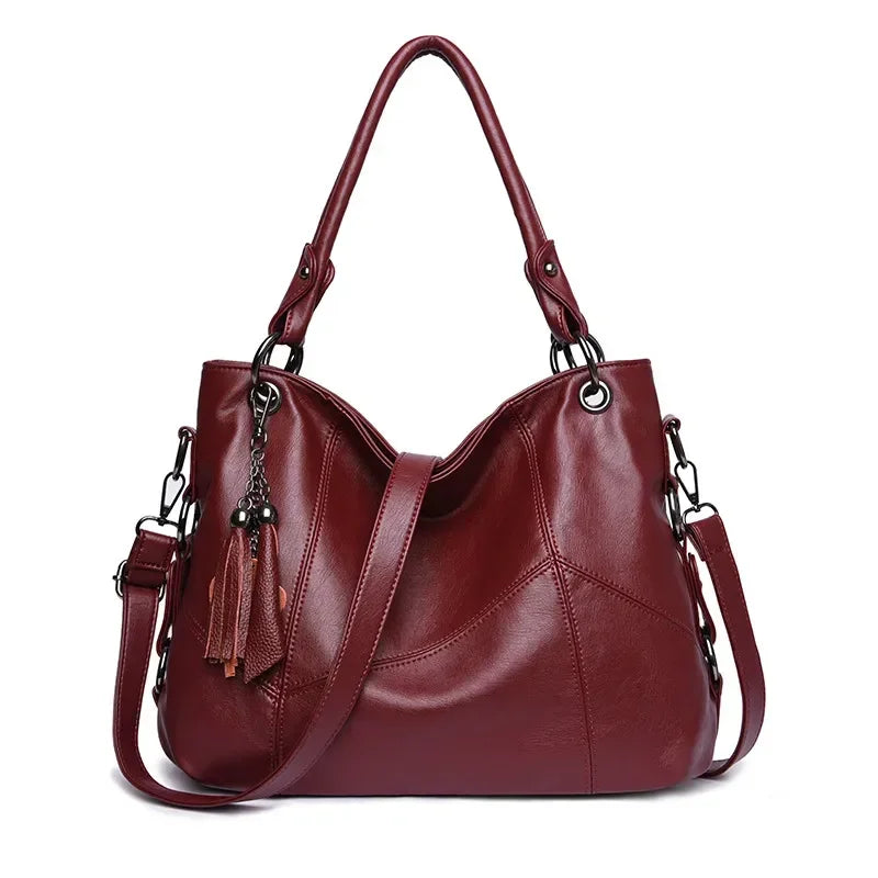 Soft Leather Tassel Luxury Handbags Women Bags Designer Handbags High Quality Ladies Crossbody Hand Tote Bags For Women