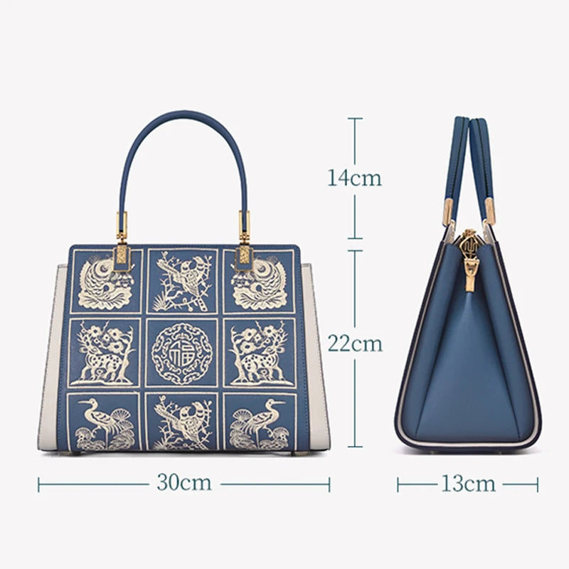 High Quality Women's Handbag Real Cowhide Bag For Women Fashion Bags Genuine Leather Female Bag