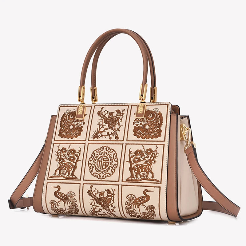 High Quality Women's Handbag Real Cowhide Bag For Women Fashion Bags Genuine Leather Female Bag