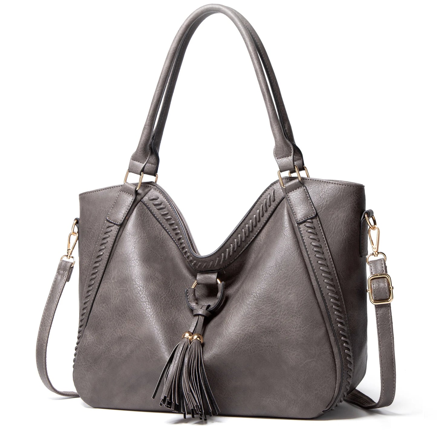 PU Leather Large Capacity Woman Handbag Fashion Large Soft Leather  Bag Fashion Shoulder Bag