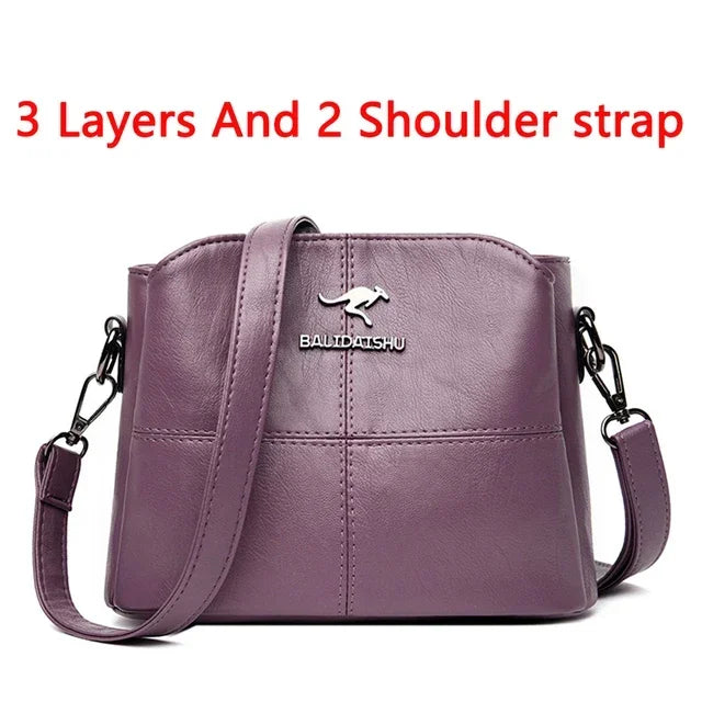 Women Embroidery Tote Bag High Quality Leather Handbags Women Shoulder Bag Small Crossbody Bags For Women Sac a Main