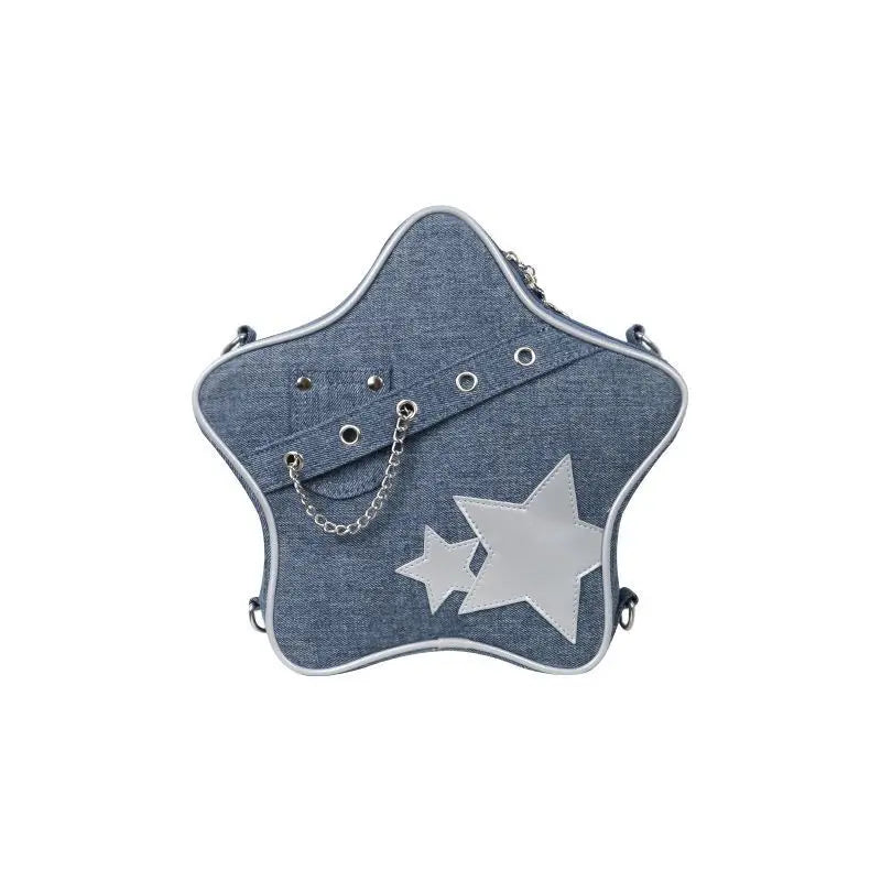 Star Silver Ita Bags Backpack Women Lolita Transparent Shoulder Crossbody Bags Sweet Cute Y2k Backpacks - EUFASHIONBAGS