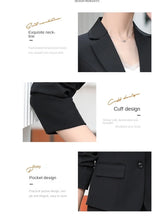 Charger l&#39;image dans la galerie, 2023 Spring New Professional Women&#39;s Trousers Suit Slimming Long-sleeved Suit Business Suit Small Suit Women&#39;s Work Clothes