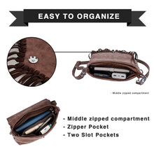 画像をギャラリービューアに読み込む, Celela Original Design Shoulder Bag For Women PU Leather Luxury Clutch Designer Handbags Western Purse Fringe Messenger Bag