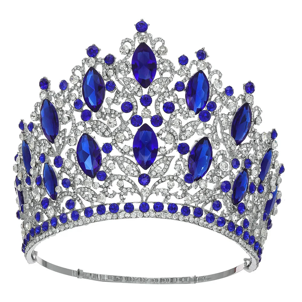 Miss Thailand Power of Resilience Large Diadem High Bridal Crown Beauty Pageant Headdress Wedding Dress Hair Jewelry Accessories - EUFASHIONBAGS