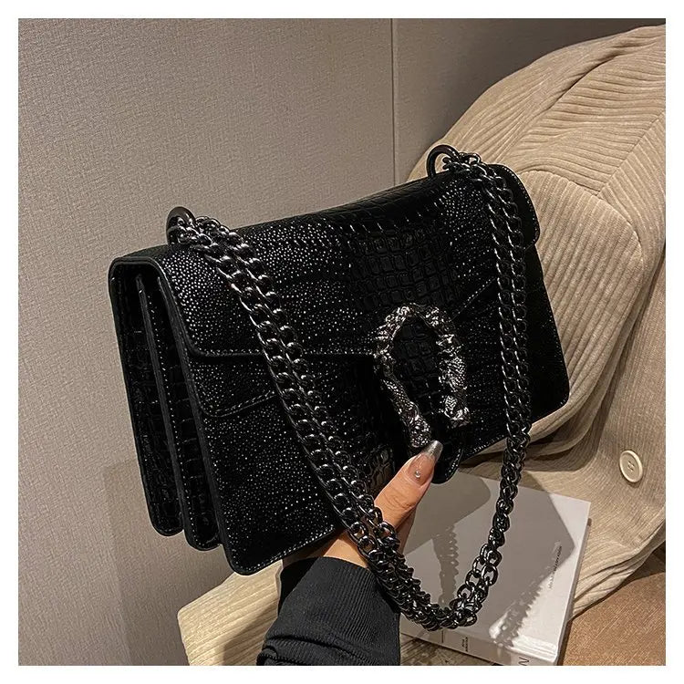 Women's 2025 Chic Mini Square Crossbody Bag with Chain Strap PU Leather  designer bag  crossbody bags for women