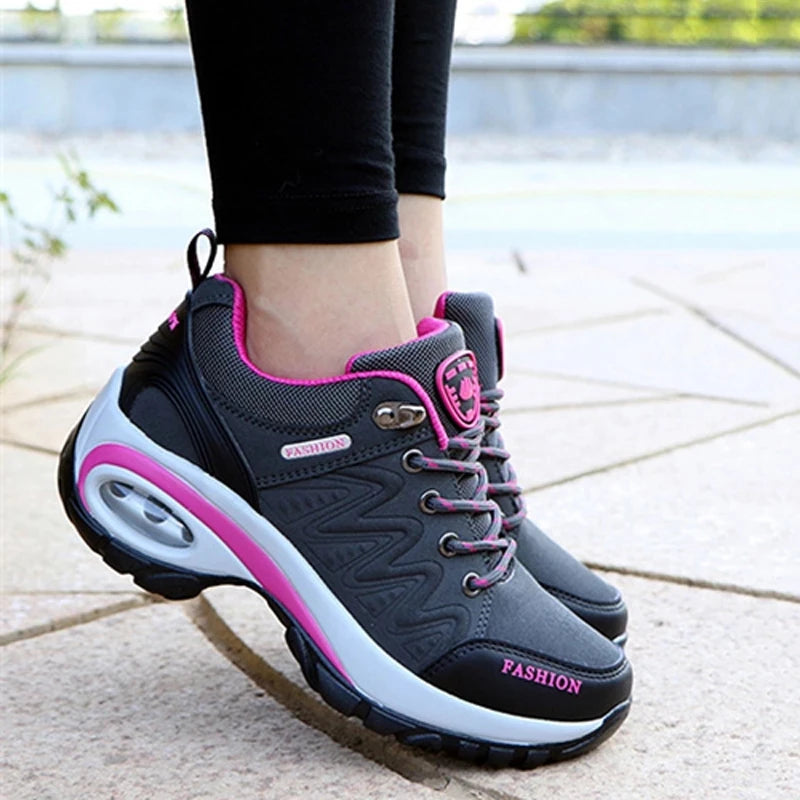 Women Sports Shoes Platform Sneakers Fashion Outdoor Hiking Non-Slip Casual Shoes Low Top Running Shoes Women Footwear - EUFASHIONBAGS