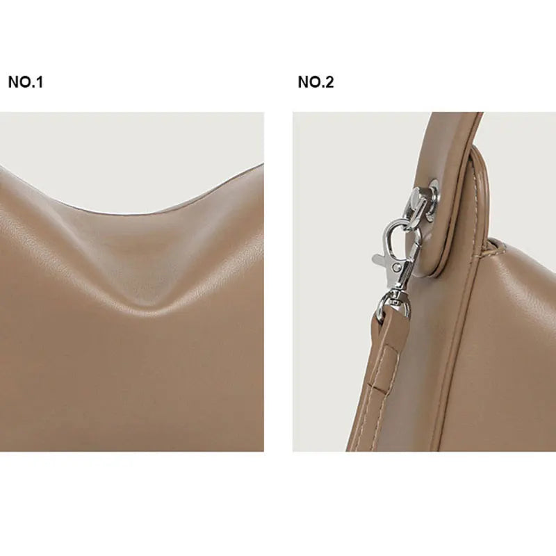 women's shoulder bag soft leather handbag high-end niche minimalist dumpling bag high-end fashionable crossbody bag