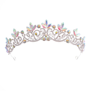 Baroque Crystal Bridal Tiaras And Crowns For Women Bride Rhinestone Prom Party Diadem Wedding Bridal Hair Accessories Jewelry