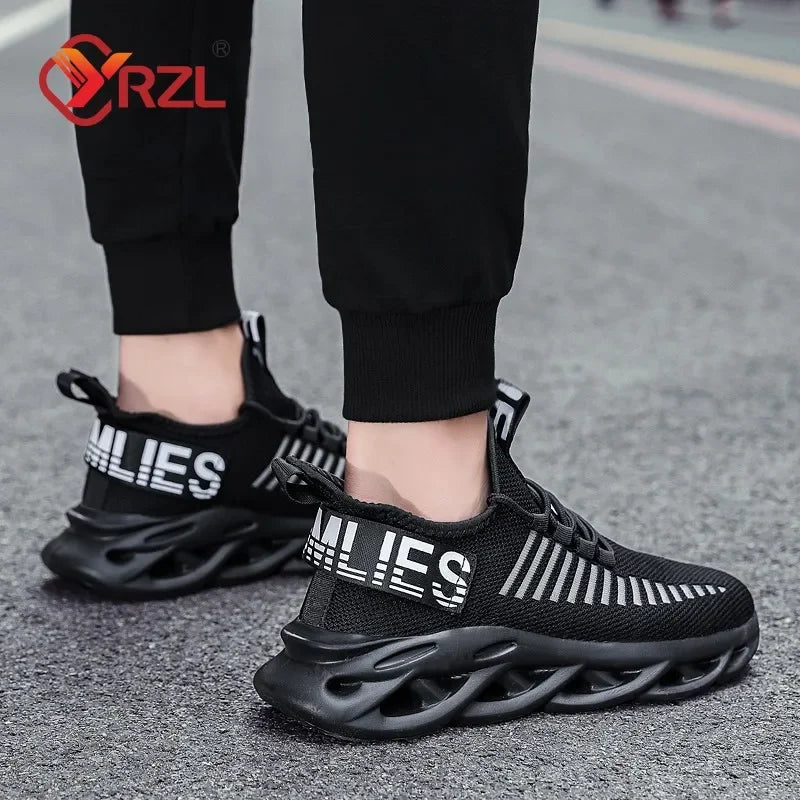 Men Shoes Comfortable Sneakers Womoen Breathable Couple Running Shoes Mesh Tenis Sport Shoes Size 36-46 Waling Sneakers Men - EUFASHIONBAGS