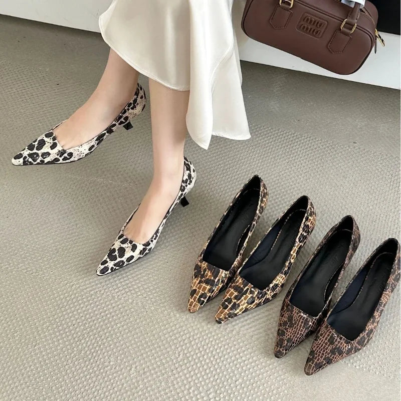 New 2025 Sexy Pointed Toe High Heels Women Fashion Shallow Elegant Office Shoes Brand Designer Pumps Women Zapatos De Mujer