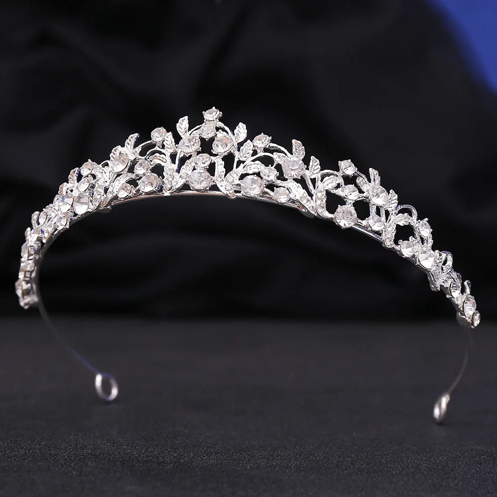 Baroque Luxury AB Color Royal Queen Wedding Crown Rhinestone Crystal Bridal Diadem Pageant Headband Tiara Hair Jewelry Accessory - EUFASHIONBAGS