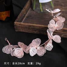 Cargar imagen en el visor de la galería, Wedding Bridal Leaf Pearl Headband Hairband Tiara For Women Bride Party Queen Wedding Bridal Hair Accessories Jewelry Band Gift