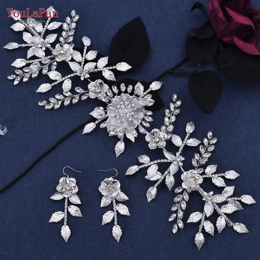 Fashion Bridal Tiara Wedding Crown Hair Accessories Woman Headpiece Bride Head Jewelry Pageant Diadem Headdresses - EUFASHIONBAGS