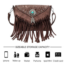 画像をギャラリービューアに読み込む, Celela Original Design Shoulder Bag For Women PU Leather Luxury Clutch Designer Handbags Western Purse Fringe Messenger Bag