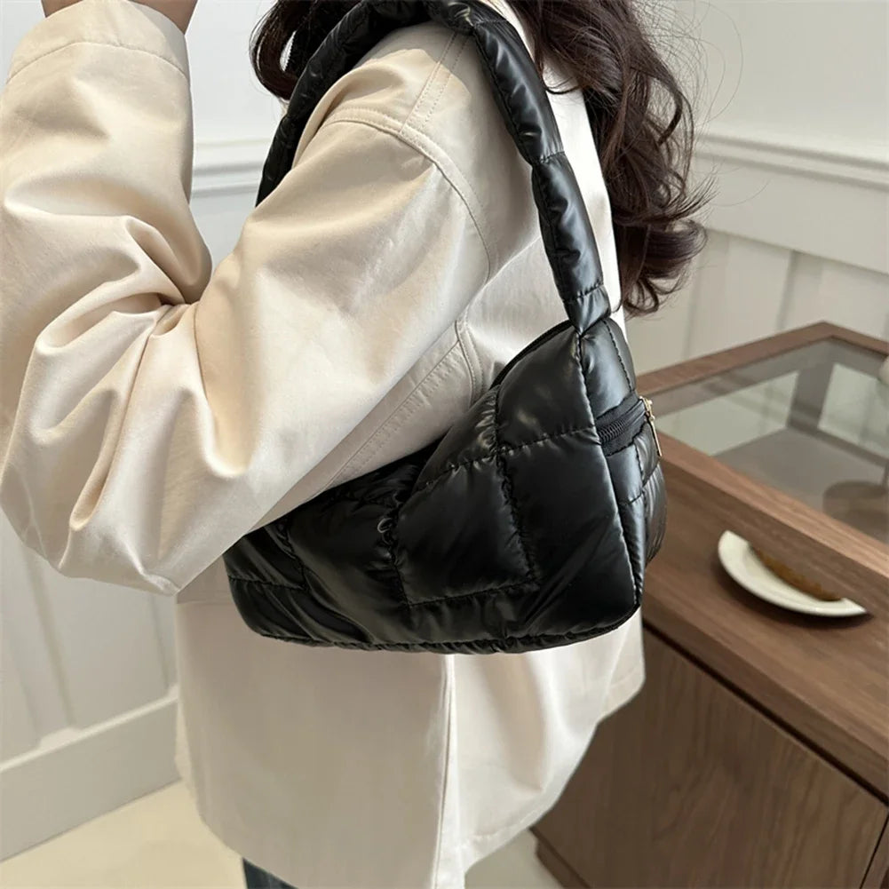 Trendy Luxury Designer Handbag for Women Diamond Lattice Shoulder Hobo Bag Quilted Underarm Bag Stylish Clutch Top Handle Bag