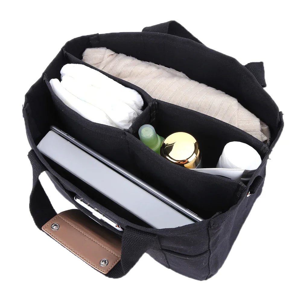 Large  Multi-pocket Casual Canvas Bag Brand Handbags Shoulder Crossbody Tote Bag Luxury Messenger Bag Women's Bags