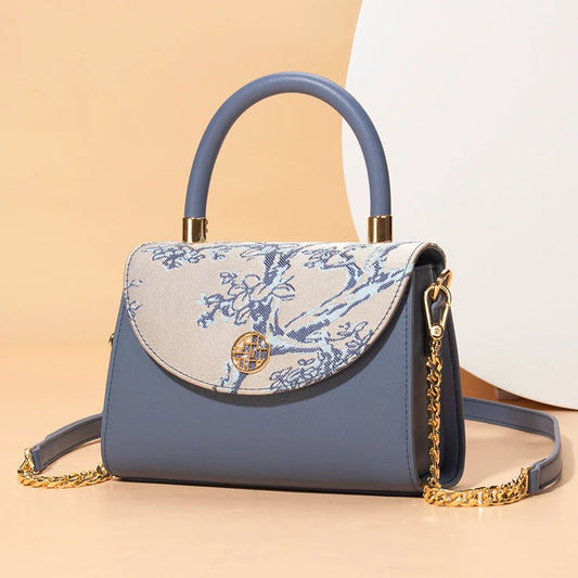 High Quality Genuine Leather Women's Handbag Designer Bags Luxury New Fashion Embroidered Cowhied Leather Crossbody Bag - EUFASHIONBAGS