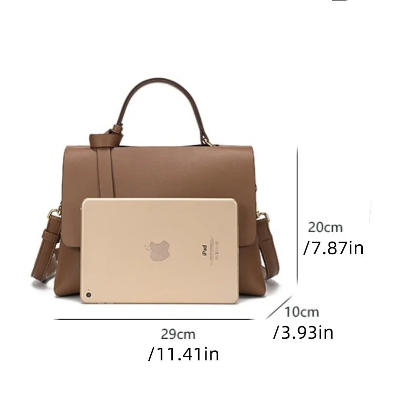 Retro Texture Women's Bag New Fashion With Simple Oblique Span Shoulder Bag Atmospheric Lock Underarm Bag