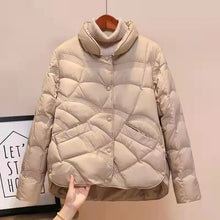 Load image into Gallery viewer, Women Jacket 2024 New Autumn Winter Parkas Female Light Thin Down Cotton Coat Femme Casual Short Warm Basic Outerwear Ladies Top