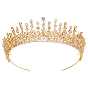 Tiara And Crown Bridal Wedding Hair Accessories Party Luxury Zircon Hair Accessories Jewelry BC6435 Bijoux De Cheveux