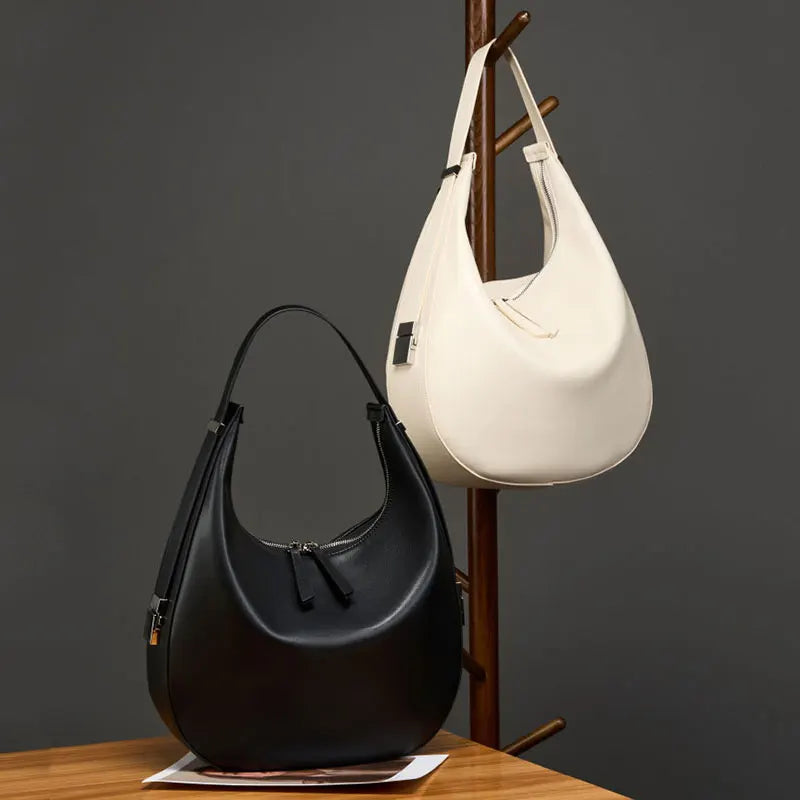 Genuine Leather Women's Tote Bags Large Fashion Trend Shoulder Bag High Quality Cowhide Female Handbags