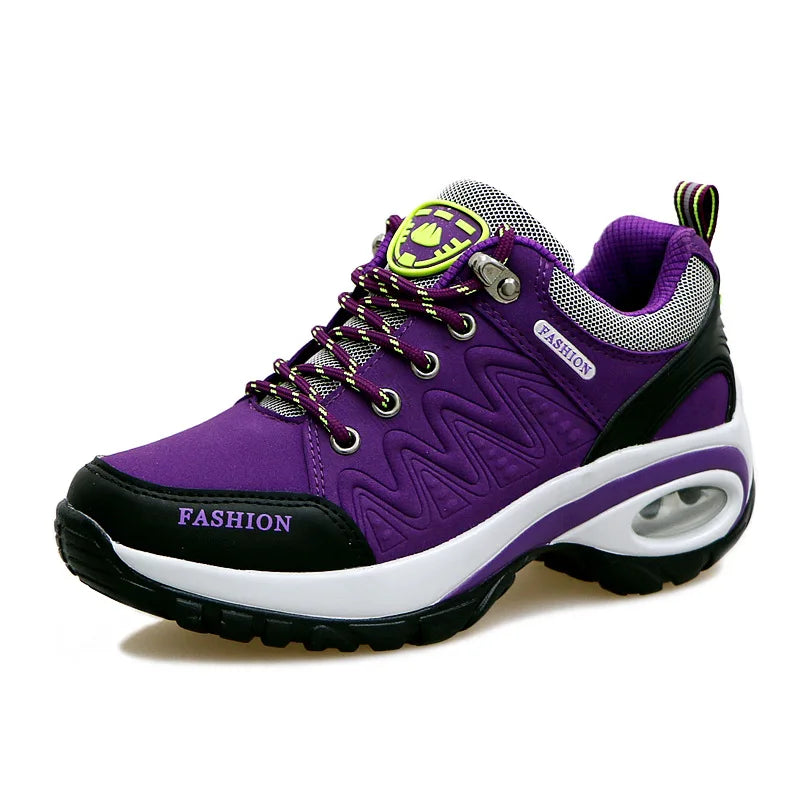 Women Sports Shoes Platform Sneakers Fashion Outdoor Hiking Non-Slip Casual Shoes Low Top Running Shoes Women Footwear - EUFASHIONBAGS