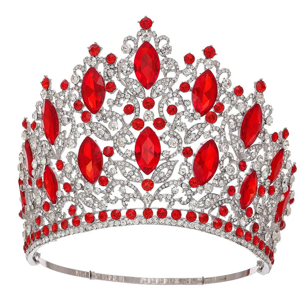 Miss Thailand Power of Resilience Large Diadem High Bridal Crown Beauty Pageant Headdress Wedding Dress Hair Jewelry Accessories - EUFASHIONBAGS