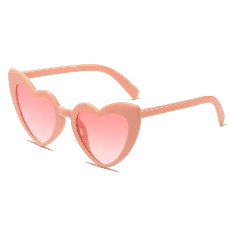 New European and American Girl Love Sunglasses Beach Peach Heart Birthday Photo Cross border Fashion Sunglasses - EUFASHIONBAGS