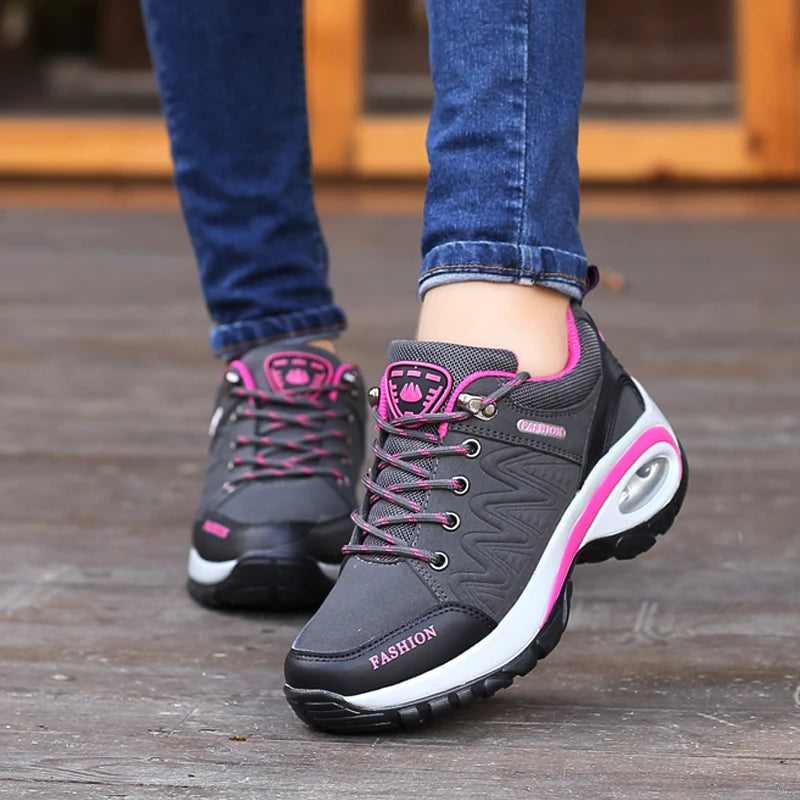 Summer Women Casual Platform Shoes Outdoor Thick Sole Walking Shoes Women Casual Sports Shoes Anti Slip Camping Shoes - EUFASHIONBAGS