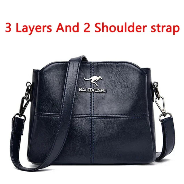 Women Embroidery Tote Bag High Quality Leather Handbags Women Shoulder Bag Small Crossbody Bags For Women Sac a Main