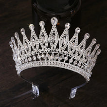 Cargar imagen en el visor de la galería, Miss Universe Paraguay Angola Crown With Comb Bridal Tiara Pageant Diadem Bride Headdress Wedding Dress Hair Jewelry Accessories