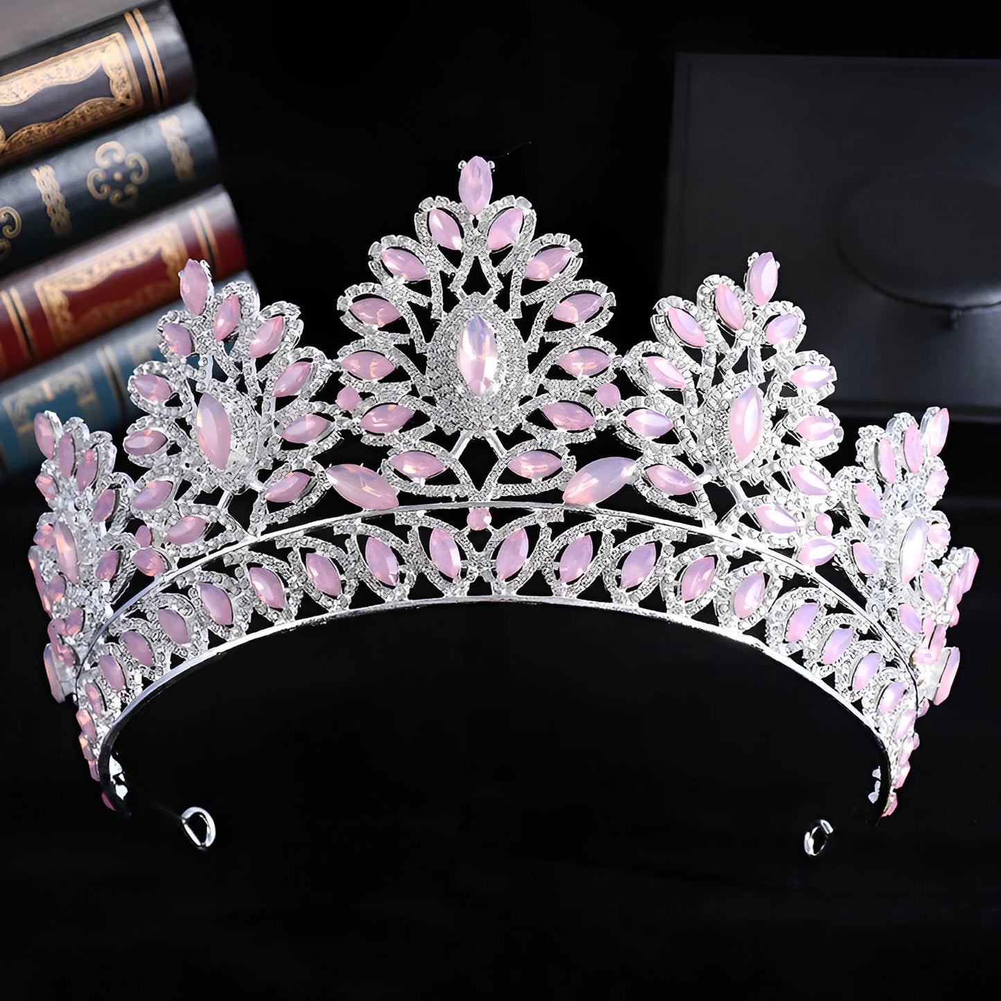 Luxury Crystal Tiara Crowns for Girl Women Pageant Prom Diadem Wedding Bride Hair Jewelry Accessories Bridal Hair Ornaments - EUFASHIONBAGS